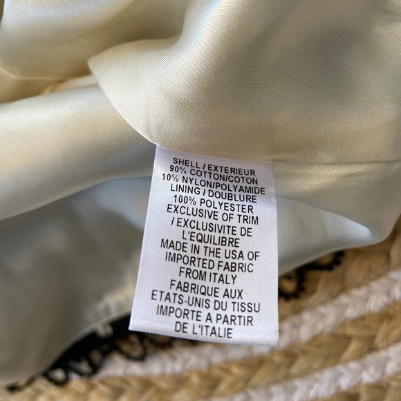 Milly Of New York Women's Lace Floral Leaf Strap Sexy Cami Tank Top Size 4 - Picture 8 of 10